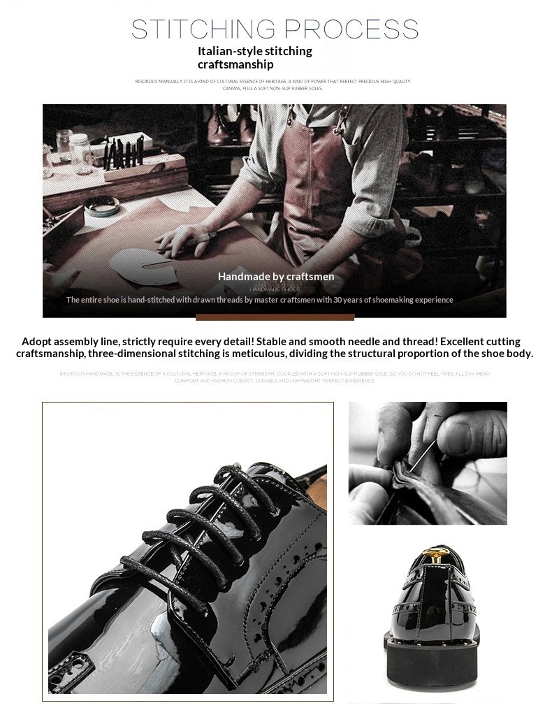 WalkPrime 2025 – Trendige spitze Brogues für Herren, grenzenlose Lederschuhe in großen Größen_voghion.com