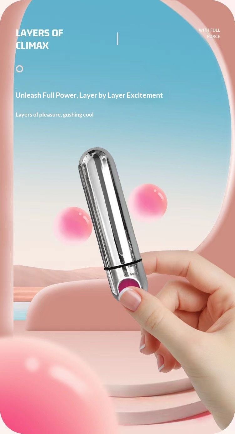 Eros Lab Rechargeable Bullet Vibrator Mini Masturbator For Women Waterproof Multi-frequency Vibrating Stick USB Charging Sex Toy_voghion.com