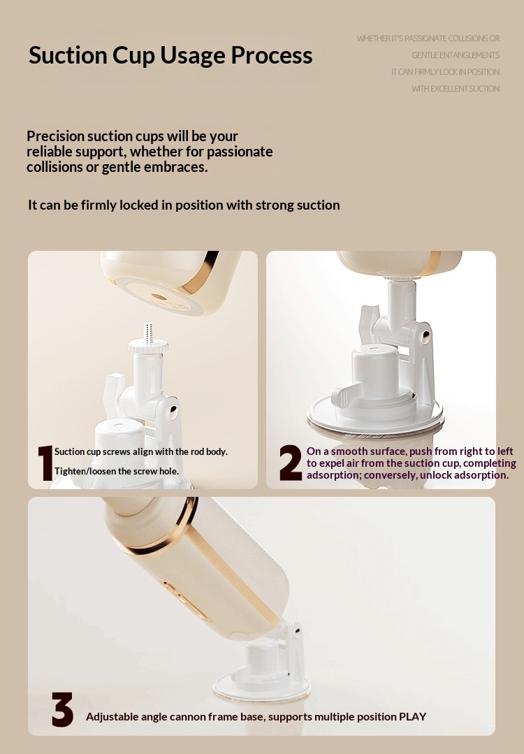 Eros Lab Mini Cannon Automatic Telescopic Thrusting Machine Multi-Functional Vibrator AV Stick Female Sex Masturbation Toy_voghion.com