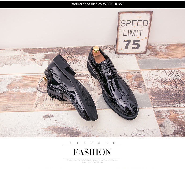 WalkPrime 2025 – Trendige spitze Brogues für Herren, grenzenlose Lederschuhe in großen Größen_voghion.com