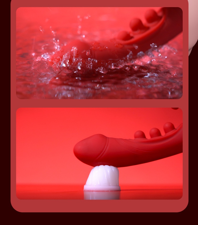 Eros Lab Musical Note Stick Tongue Licking Mouth Biting Vibrator Female Masturbator Strong Vibration Orgasm Handheld Sex Toy_voghion.com