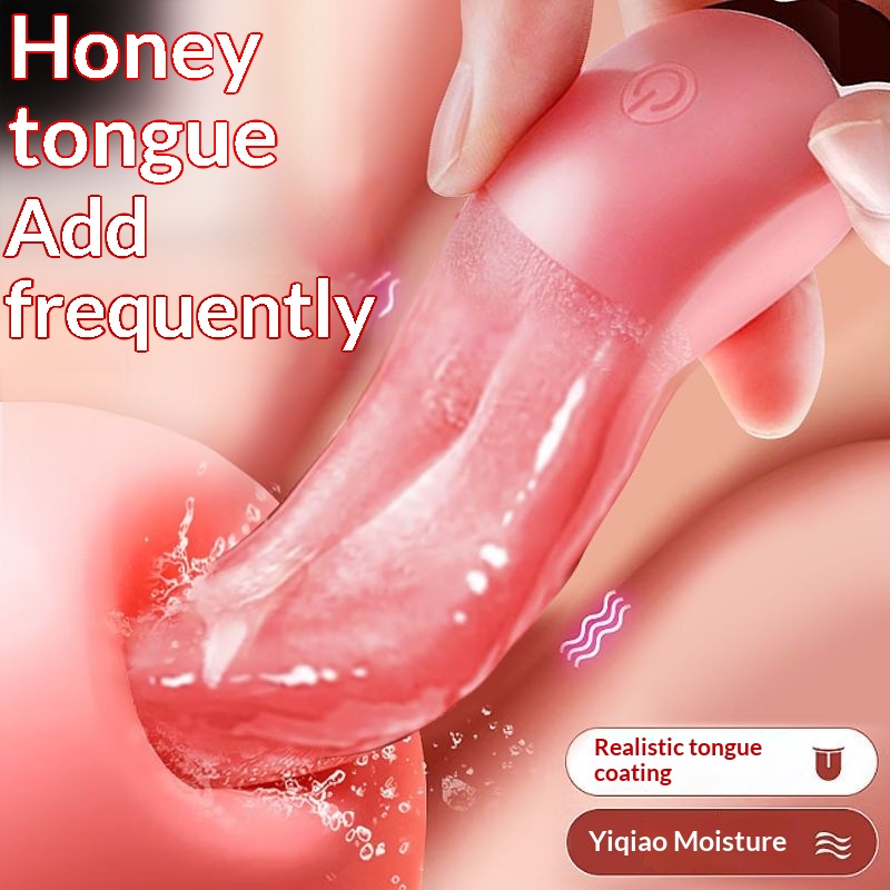 Eros Lab Dispositif de léchage long féminin Masturbateur vibrant à langue avec simulation de vibrations AV Jouet sexuel silencieux_voghion.com
