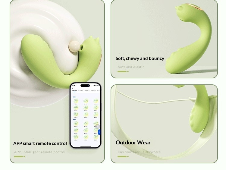 Eros Lab Little Monster Œuf vibrant à succion télécommandé pour orgasme féminin_voghion.com