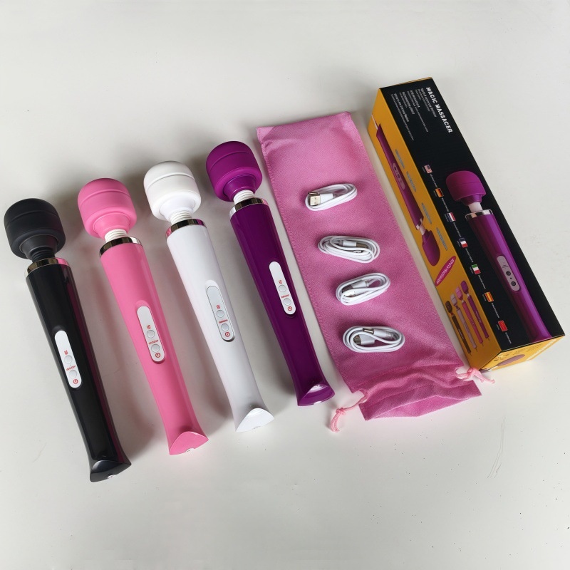 Eros Lab Cross-Border Charging US Big AV Vibrator Direct Insertion Version Female Masturbation Device 10 Frequency Massage Stick_voghion.com