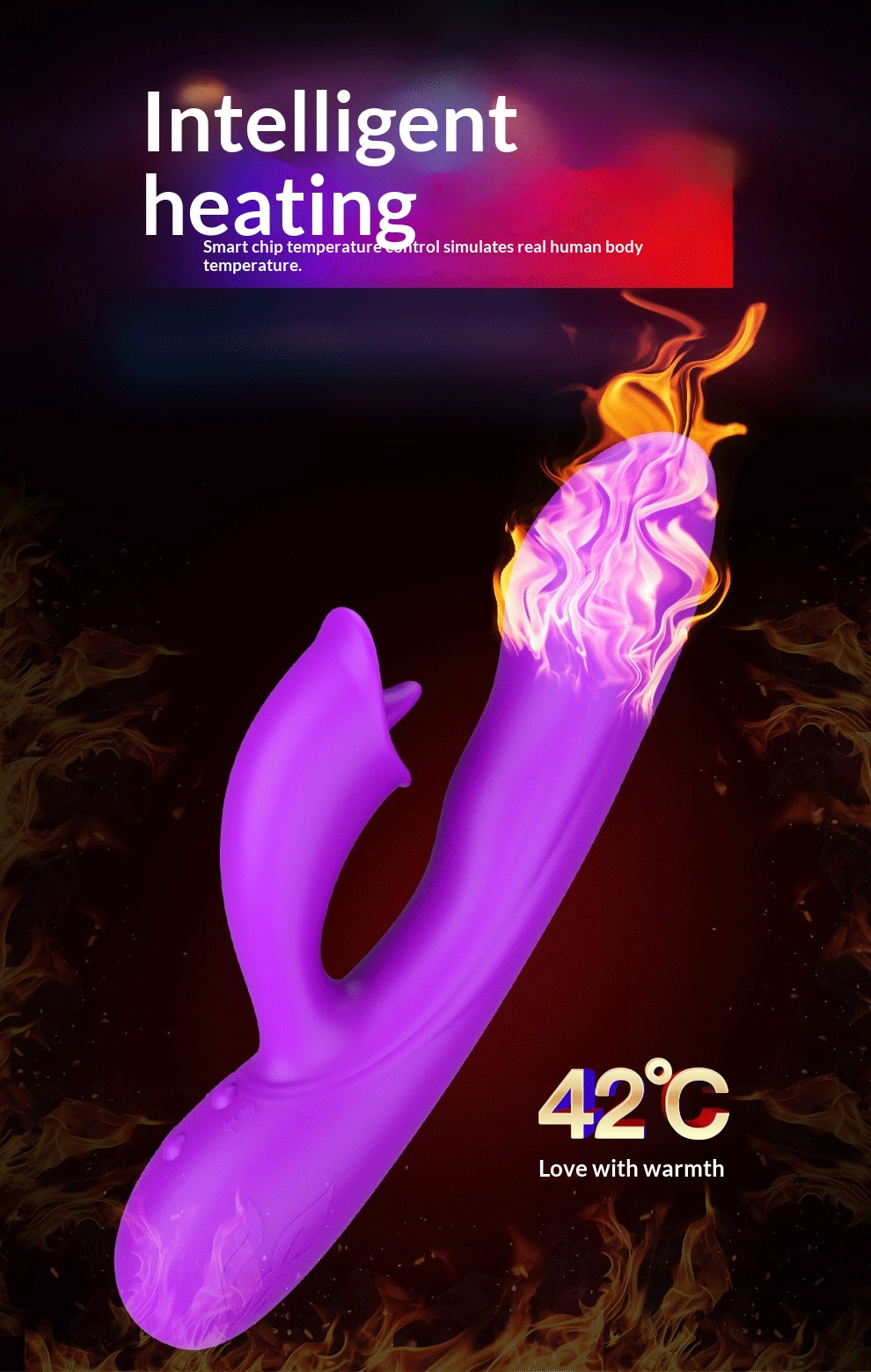 Eros Lab Luvnfun UK Aibisi Vibratore Telescopico a Dieci Frequenze Riscaldamento Automatico Prodotti per Adulti Dispositivo di Masturbazione_voghion.com