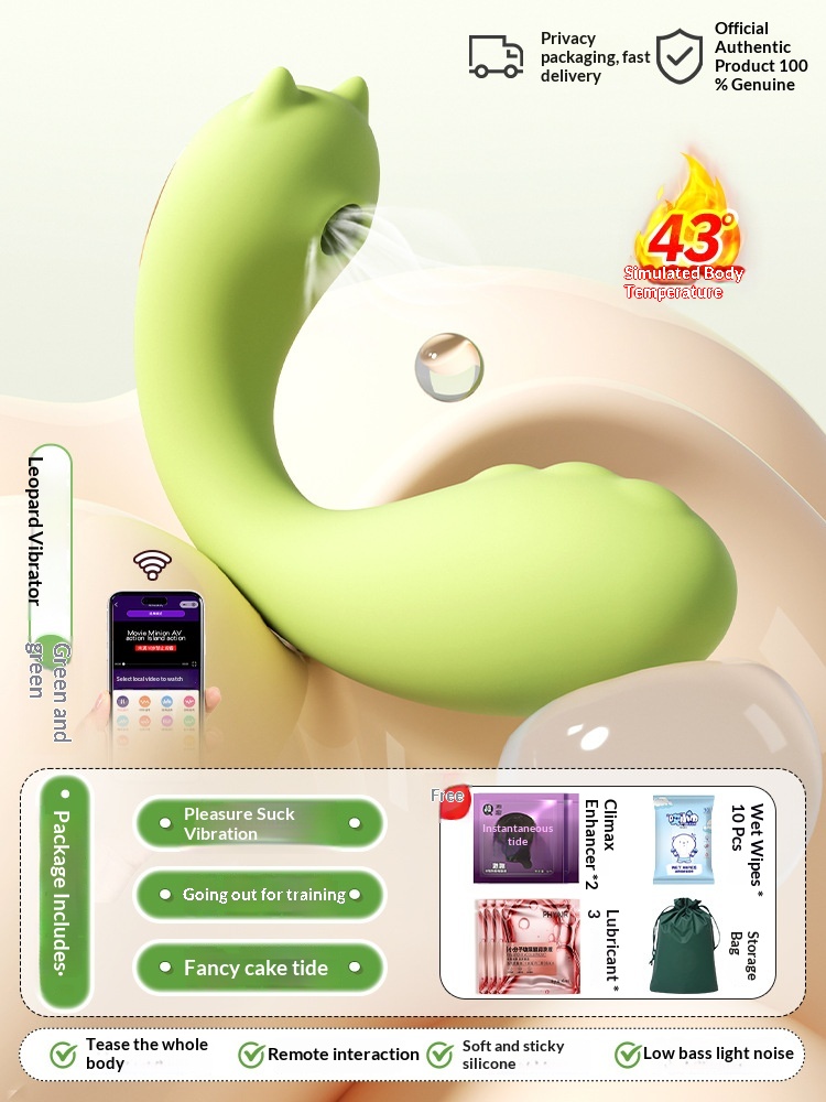 Eros Lab Little Monster Sucking Vibrator Remote Control Female Masturbator Toy Adult Sex Products_voghion.com