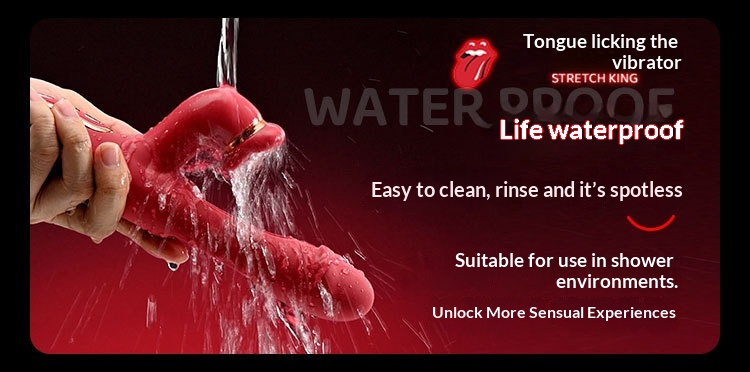 Masturbateur vibrant multifréquence Eros Lab Active Point Xiyan pour adultes, avec stimulation de la langue et des mouvements de va-et-vient._voghion.com