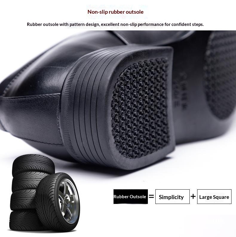 Sandali da uomo in pelle leggeri, a tre snodi, da lavoro, formali, da lavoro, da ufficio, da uomo, scarpe a punta traspiranti, di grandi dimensioni_voghion.com