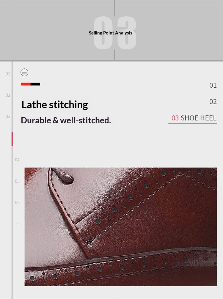 Zapatos WalkPrime New Brogue de cuero estilo británico, informales, formales y transpirables para hombre._voghion.com