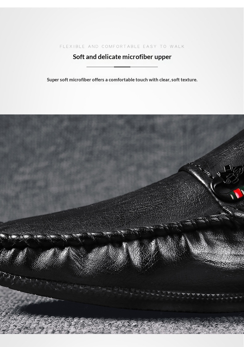 Voyage Voyage Mocasines informales británicos de estilo coreano sin cordones para conducir en verano, zapatos de hombre a la moda, transpirables y cómodos al por mayor_voghion.com