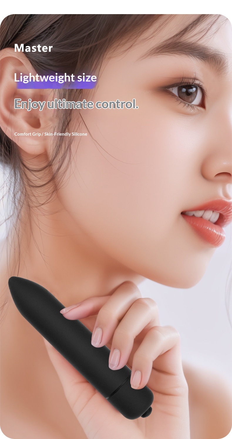 Eros Lab Mini Zehn-Frequenz-Vibrator, spitz, matt, lang, kugelförmig, für Frauen, Masturbator, Sexspielzeug für Erwachsene_voghion.com