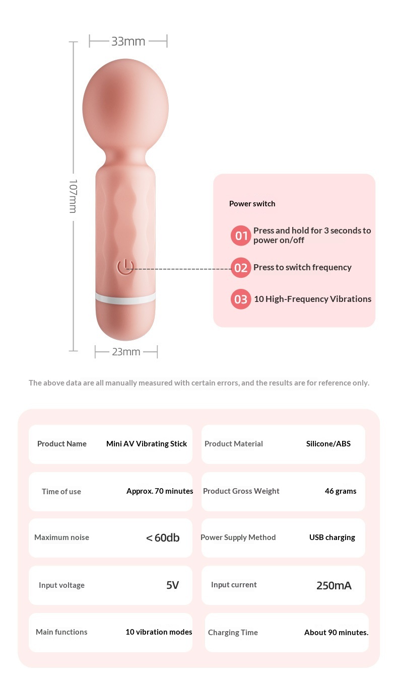 Eros Lab Vibrator Mini Compact Sex Adult Toy For Women Female Masturbator_voghion.com