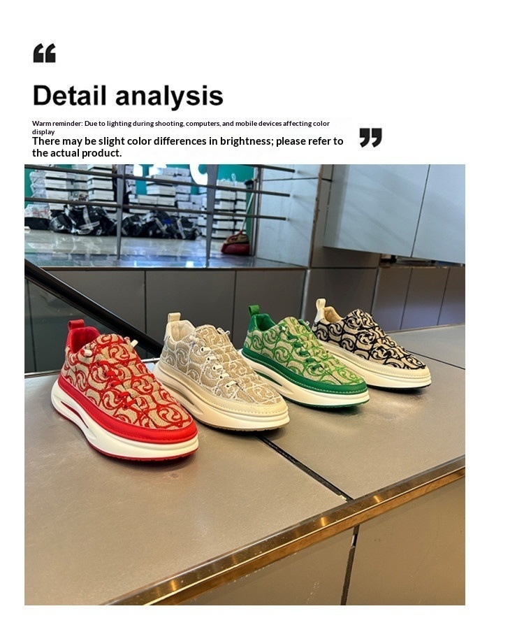 Voyage Canvas Erkek Yaz 2025 Yeni Trend Çok Yönlü Kırmızı Günlük Düz Spor Kumaş Kokuya Dayanıklı Trend Ayakkabılar_voghion.com