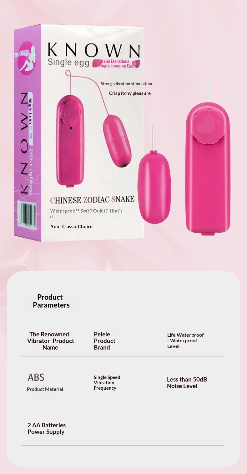 Eros Lab Huan Guo USB Rechargeable Dual Vibrator Female Masturbator Silent Vibrating Wand Adult Sex Toys_voghion.com