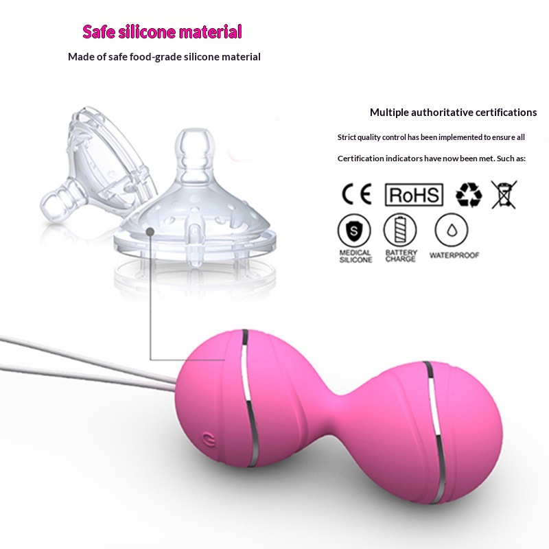 Eros Lab Silicone Shrinkable Vaginal Ball Flirting Wireless Remote Control Vibrator Adult Products Export_voghion.com