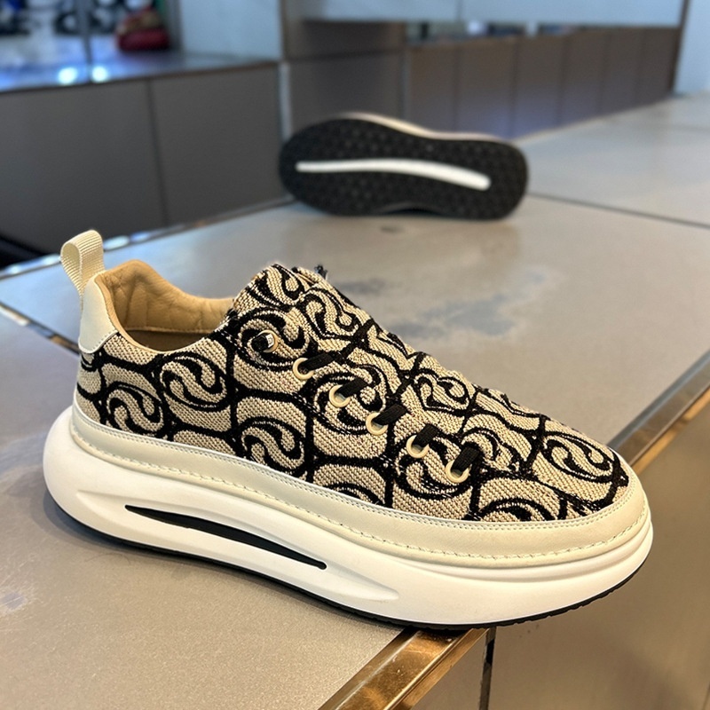 Voyage Canvas Erkek Yaz 2025 Yeni Trend Çok Yönlü Kırmızı Günlük Düz Spor Kumaş Kokuya Dayanıklı Trend Ayakkabılar_voghion.com