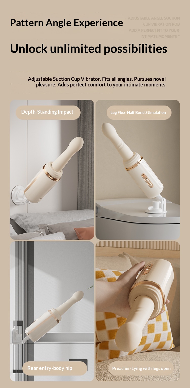 Eros Lab Mini Cannon Automatic Telescopic Thrusting Machine Multi-Functional Vibrator AV Stick Female Sex Masturbation Toy_voghion.com