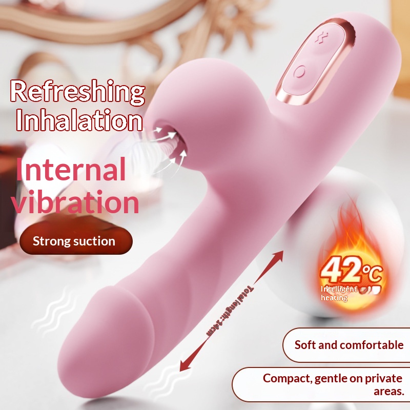 Eros Lab Hengqu-GALAKU Milly Vibratore Rosa Succhiatore Intelligente Riscaldamento Sesso Masturbazione Femminile Apparecchio-Hengqu_voghion.com