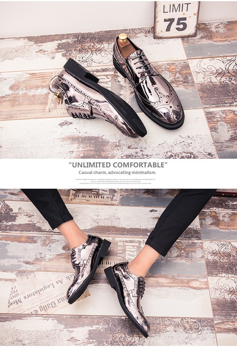 WalkPrime 2025 – Trendige spitze Brogues für Herren, grenzenlose Lederschuhe in großen Größen_voghion.com