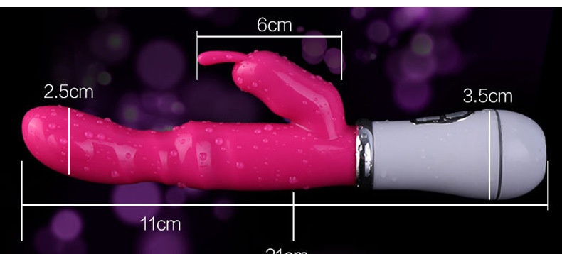 Eros Lab Rabbit Vibrator Rechargeable G-Spot Dual Vibration Thrusting Massager Female Masturbator Electric Sex Tool Supplies_voghion.com