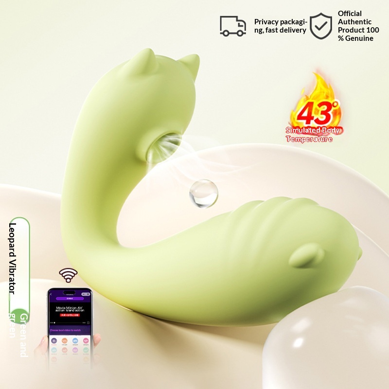 Eros Lab Little Monster Œuf vibrant à succion télécommandé pour orgasme féminin_voghion.com