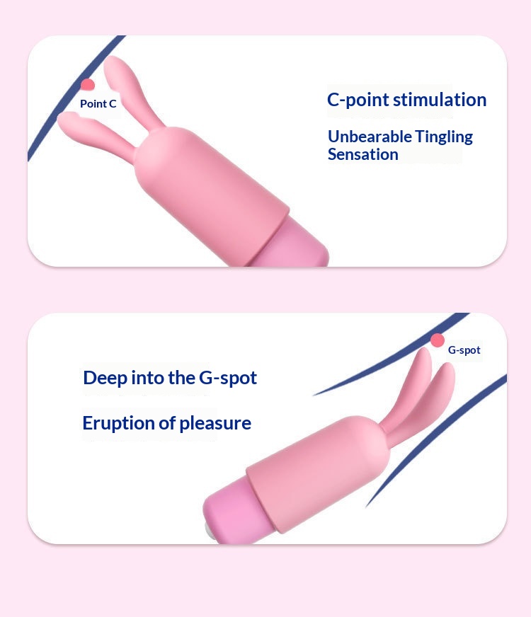 Eros Lab ROSELEX Mini Vibrator With Head Cover Toy Device Adult Sex Product_voghion.com