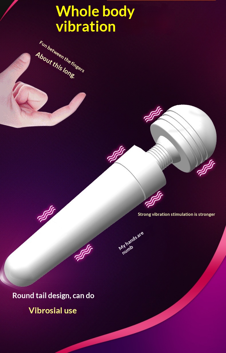 Eros Lab Magic Sa Palm Center Vibrator Mini AV Female Massager Masturbator Discreet Portable Silicone Sex Toy_voghion.com