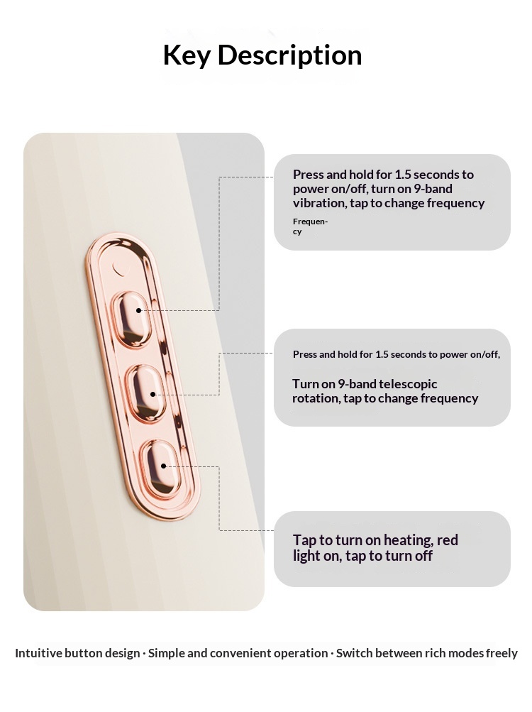 Eros Lab Ji Yu Gardenia Masturbatore femminile automatico telescopico a spinta con vibratore remoto e giocattolo per adulti_voghion.com