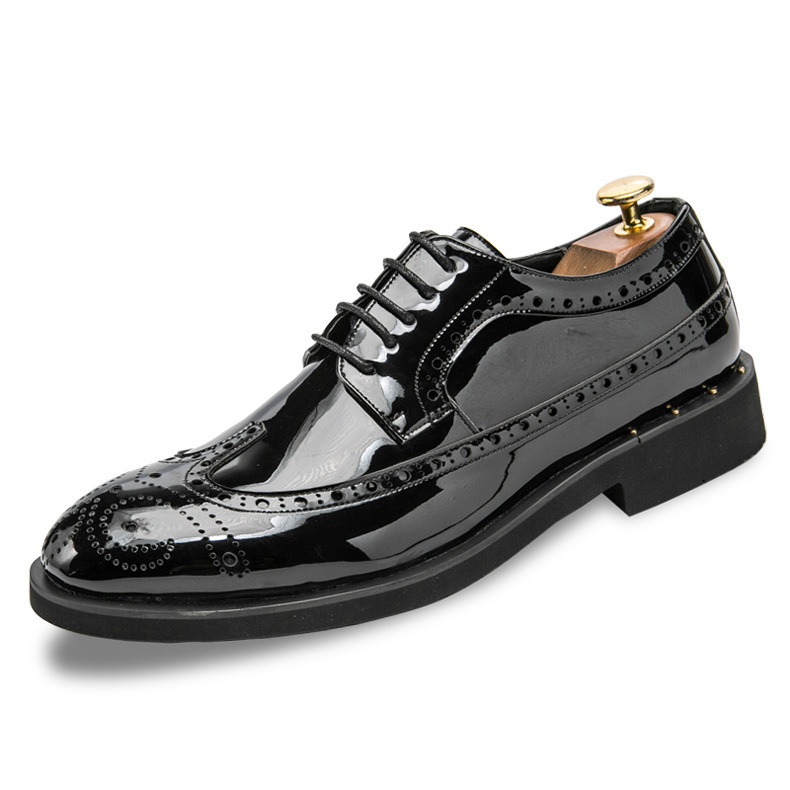 WalkPrime 2025 – Trendige spitze Brogues für Herren, grenzenlose Lederschuhe in großen Größen_voghion.com