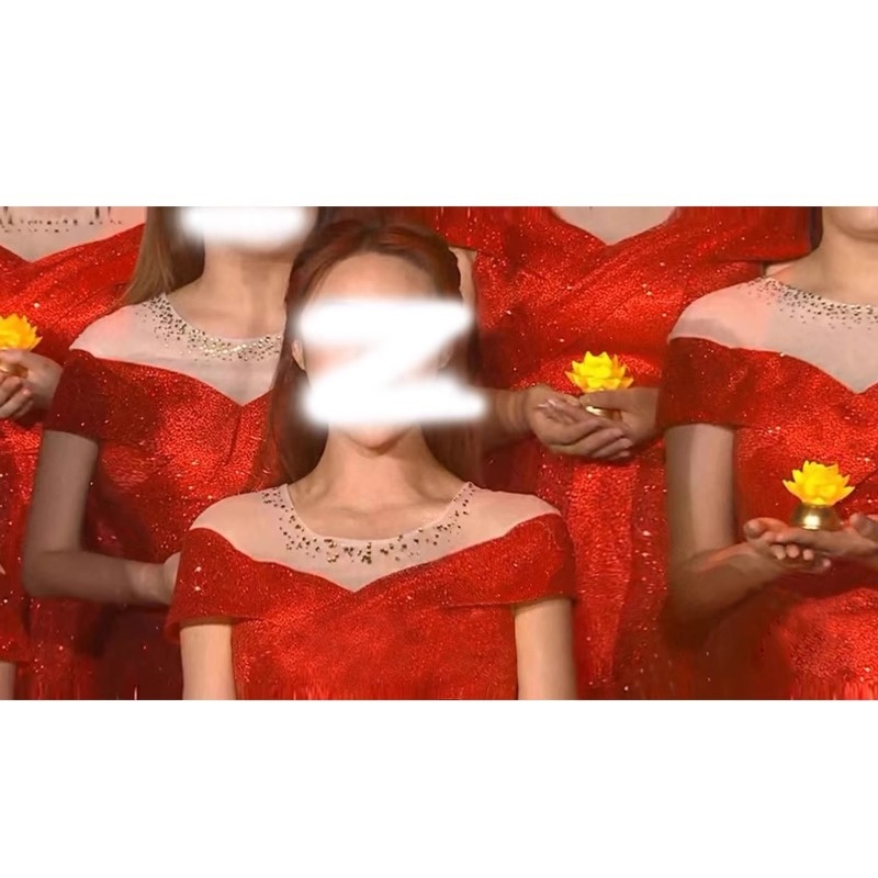 ChicShe ChicShe Performance Kostuum Koor Gastheer Dirigent Outfit Hoogwaardige Elegante Song Stage Rode Avondjurk_voghion.com