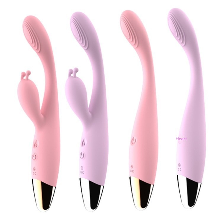 Eros Lab SAGAN Gold Finger Heating Vibrator For Women AV Dual-Head Clitoral Massager Masturbator Adult Sex Toys_voghion.com