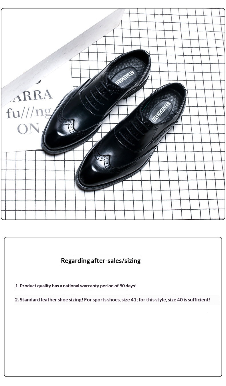 WalkPrime 2024 Novo modelo British Brogue Casual Moderno Respirável e Elegante em Couro com Bico Fino para Negócios Formais_voghion.com