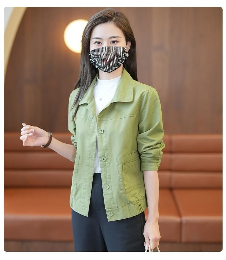 Frühjahr/Herbst 2025: Neue, vielseitige Mode im Slim-Fit-Stil für kleine Frauen – ideal für den Arbeitsalltag. Damenjacke, kurzer Mantel._voghion.com