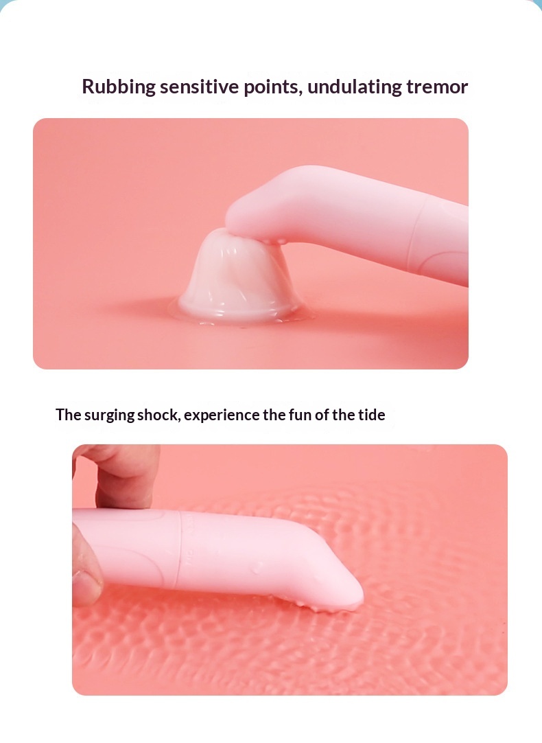 Eros Lab Laile Dolphin AV Vibrator For Women, In-Body Masturbator, Strong Vibration Massage Mini Bullet, Adult Sex Toy_voghion.com