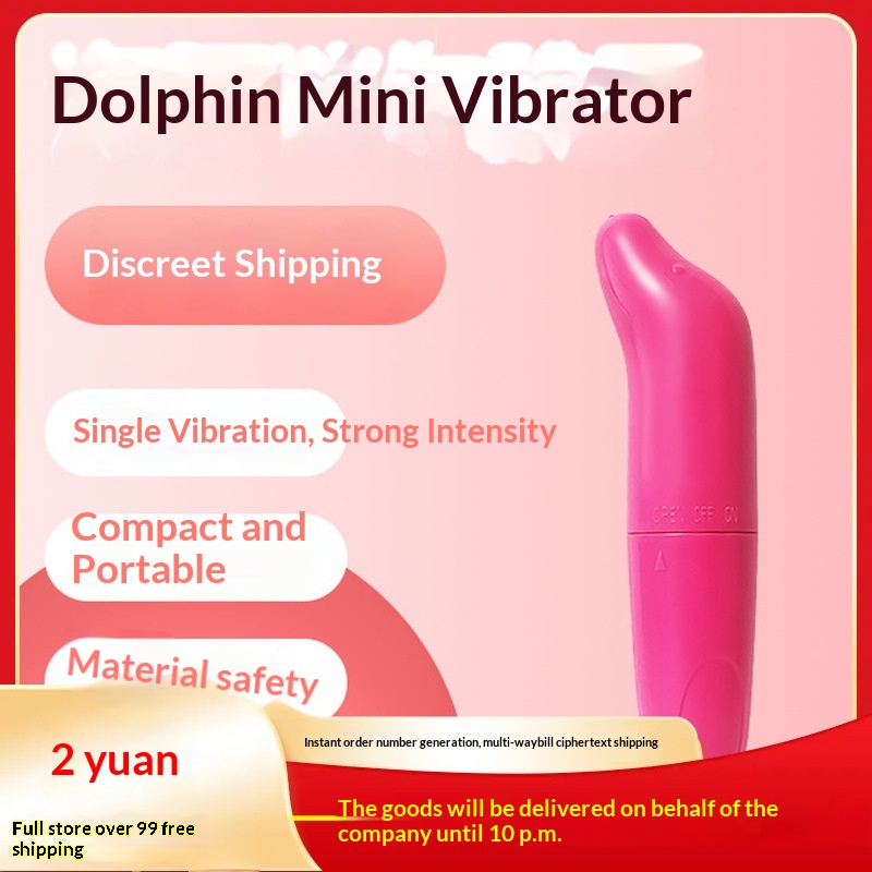 Eros Lab Little Dolphin Mini Vibrator Female Private Part Masturbator Couple Room Fun Sex Toys Wholesale Dropshipping_voghion.com