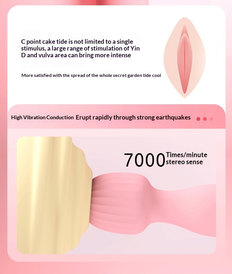 Eros Lab Ruyi Mini Strong Vibration AV Vibrator Multi-frequency Instant Climax Female Masturbator Massager Adult Products Direct_voghion.com