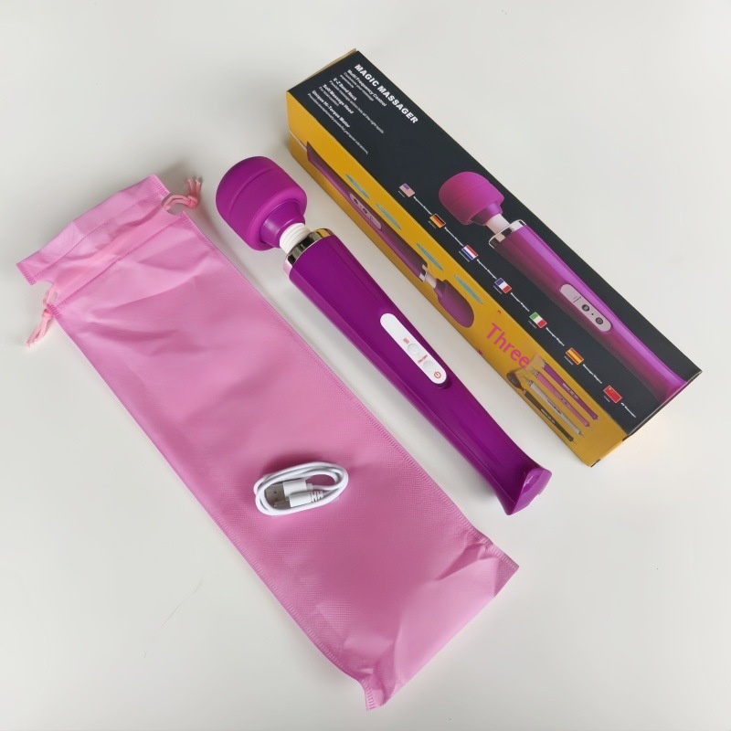 Eros Lab Cross-Border Charging US Big AV Vibrator Direct Insertion Version Female Masturbation Device 10 Frequency Massage Stick_voghion.com