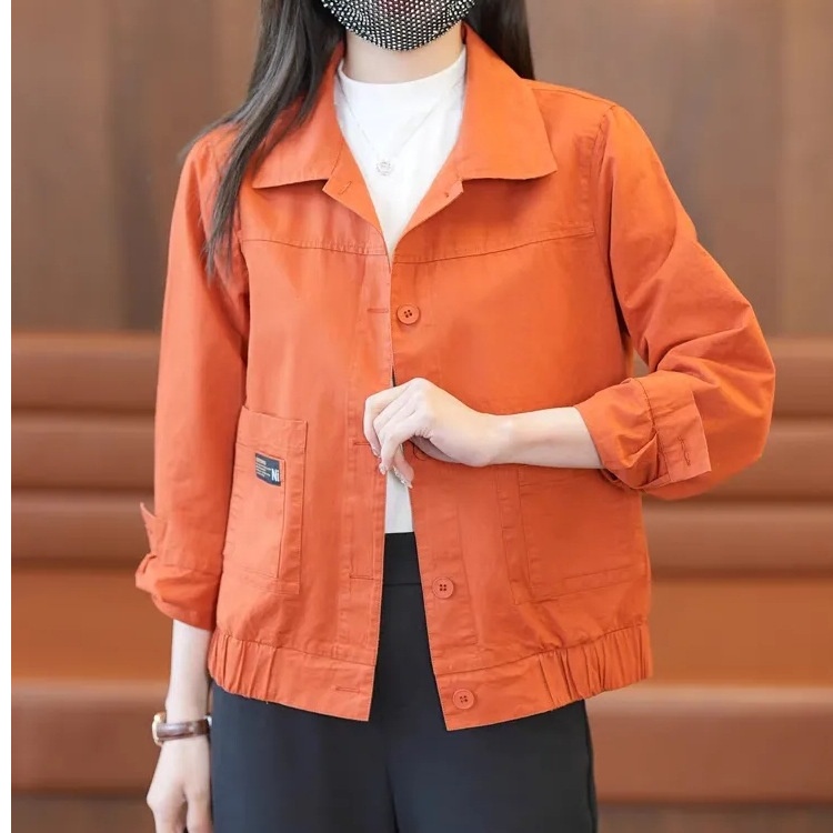 Frühjahr/Herbst 2025: Neue, vielseitige Mode im Slim-Fit-Stil für kleine Frauen – ideal für den Arbeitsalltag. Damenjacke, kurzer Mantel._voghion.com