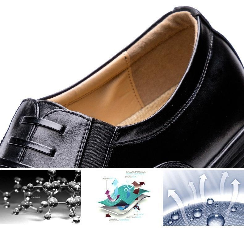 Sandali da uomo in pelle leggeri, a tre snodi, da lavoro, formali, da lavoro, da ufficio, da uomo, scarpe a punta traspiranti, di grandi dimensioni_voghion.com