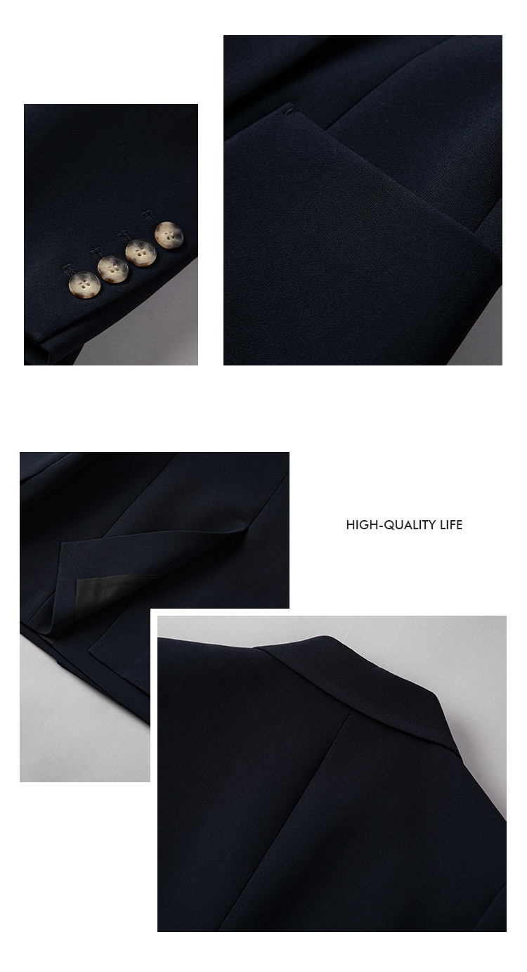 ChicShe 2024 Spring And Autumn Acetate Small Blazer Double-Breasted Two-Piece Professional Suit Straight-Leg Wide-Leg Pants_voghion.com