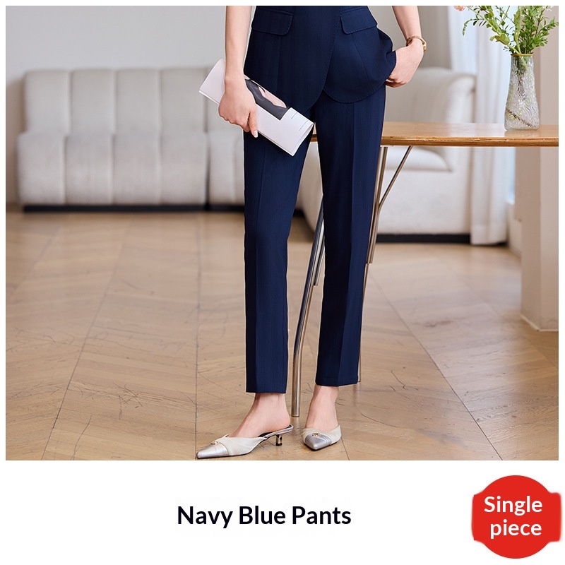 ChicShe Nuovo abito estivo professionale da donna a maniche corte, abito da lavoro, estetista, reception dell'hotel, negozio di gioielli_voghion.com