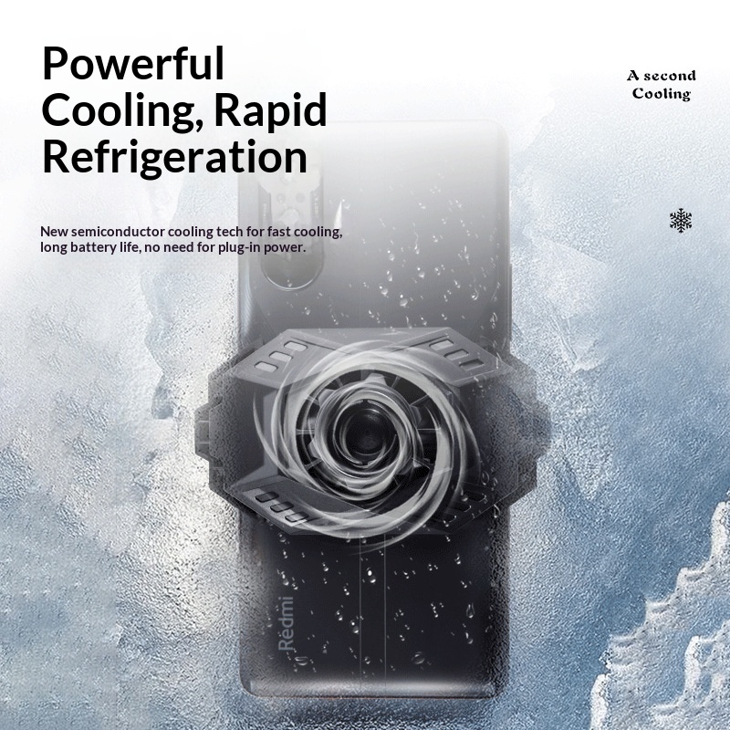 Digitex Fuxin Live Streaming Cooler Semiconductor Cooling Artifact Stand Supports Various Phone Holders_voghion.com