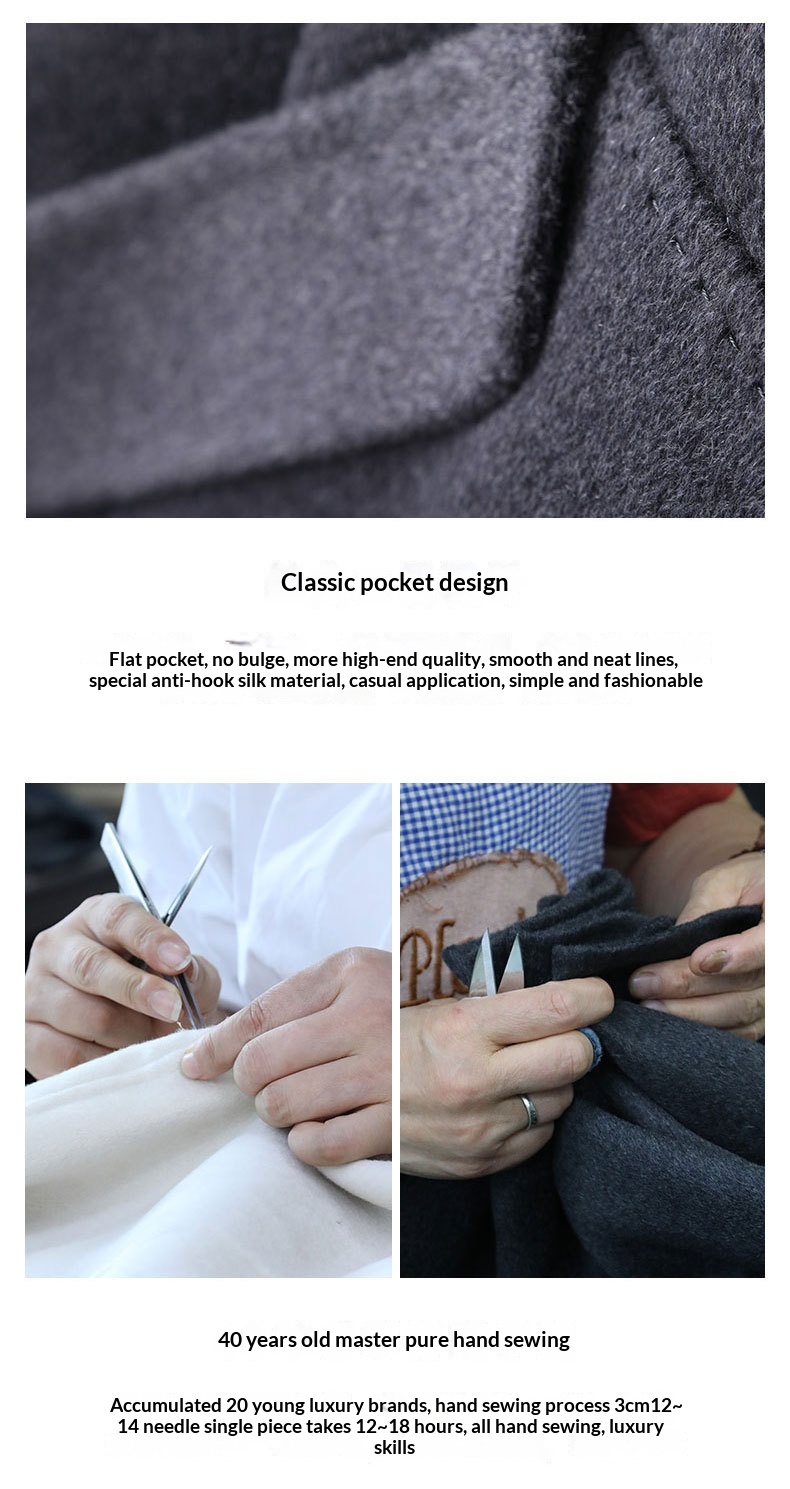 Women's Clothing Classic European Version Bathrobe Max Women M Brand Double-Sided Cashmere Wool Coat_voghion.com