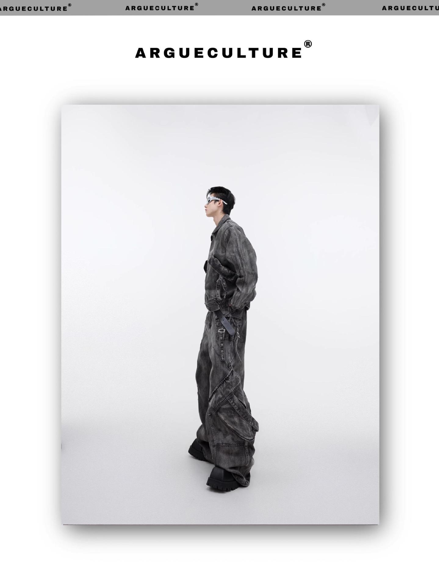 Jeans a zampa lavati e stropicciati in stile retrò, stile Wasteland, stile High Street, da uomo, europei e americani, alla moda, a gamba larga_voghion.com