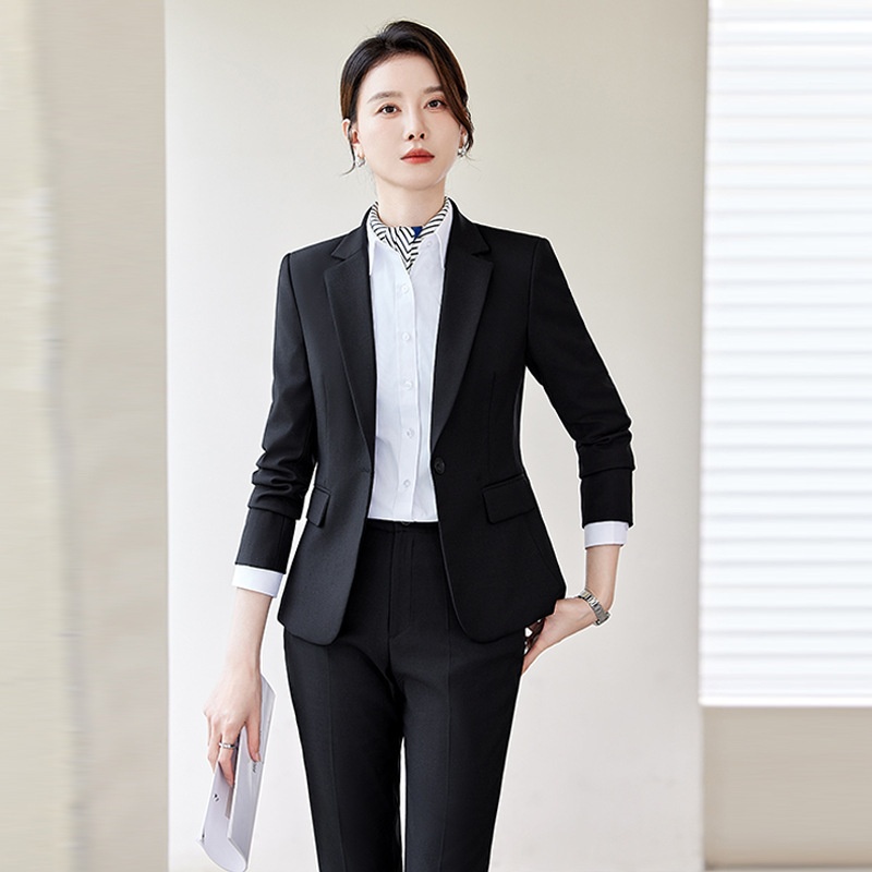 ChicShe Suit Set For Women Hotel Manager Workwear High-end Bank 4S Store Civil Servant Interview Formal Wear Professional Jacket_voghion.com