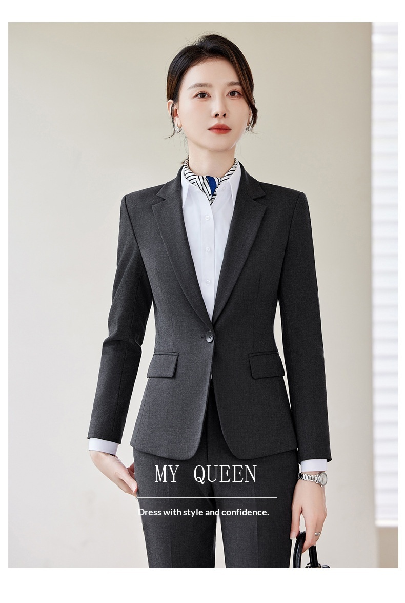 ChicShe Suit Set For Women Hotel Manager Workwear High-end Bank 4S Store Civil Servant Interview Formal Wear Professional Jacket_voghion.com