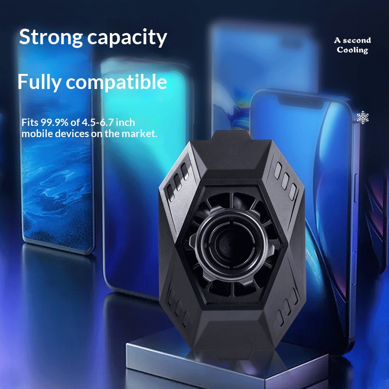 Digitex Fuxin Live Streaming Cooler Semiconductor Cooling Artifact Stand Supports Various Phone Holders_voghion.com
