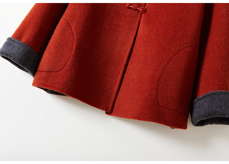 2025 Autumn Winter New Woolen Overcoat For Women, Women's Clothing, Women's Chinese Style Elegant Double-Sided Wool Coat_voghion.com