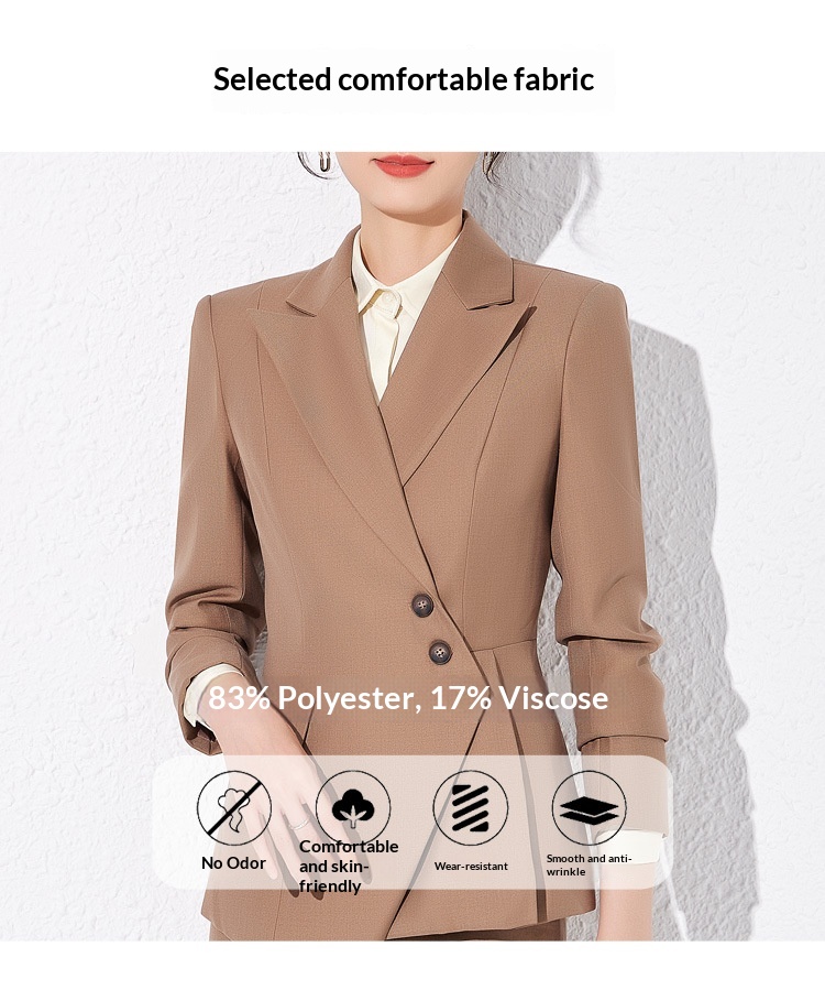 ChicShe Suit Set For Women Autumn 2024 New Business Host Commuting Brightening Elegant High-end Professional Formal Wear_voghion.com
