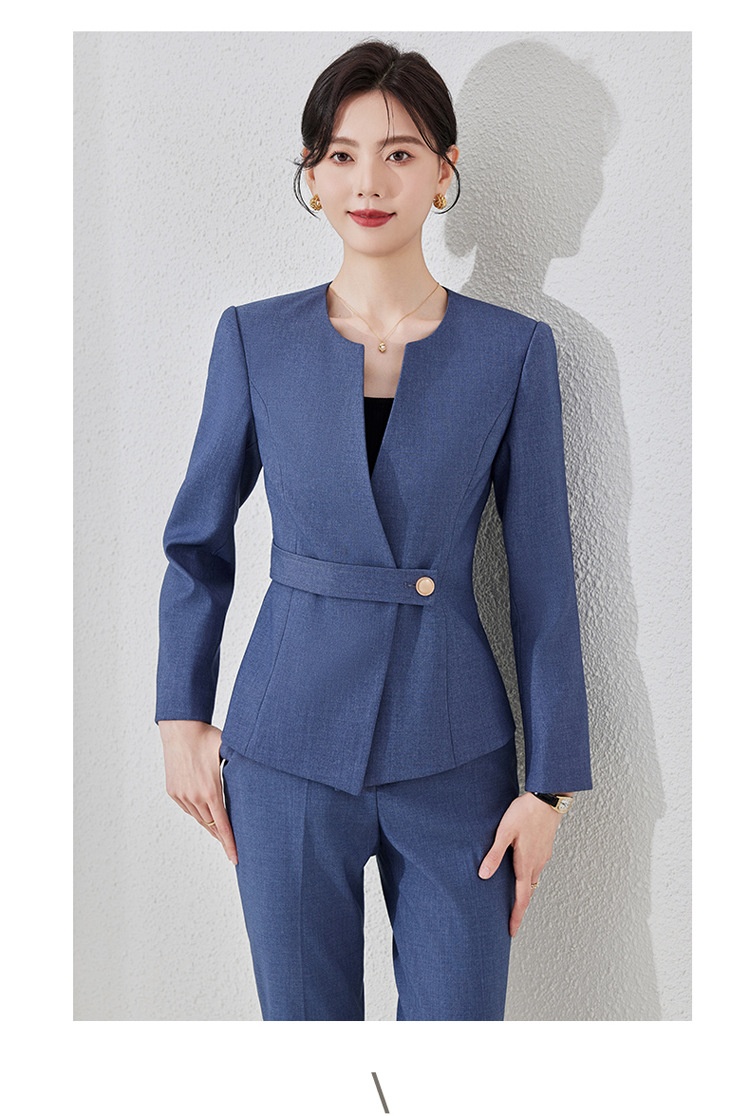 ChicShe Autumn Winter New Fashion Wear Jewelry Store Workwear Professional Elegant Waist Slimming Suit Set Women_voghion.com